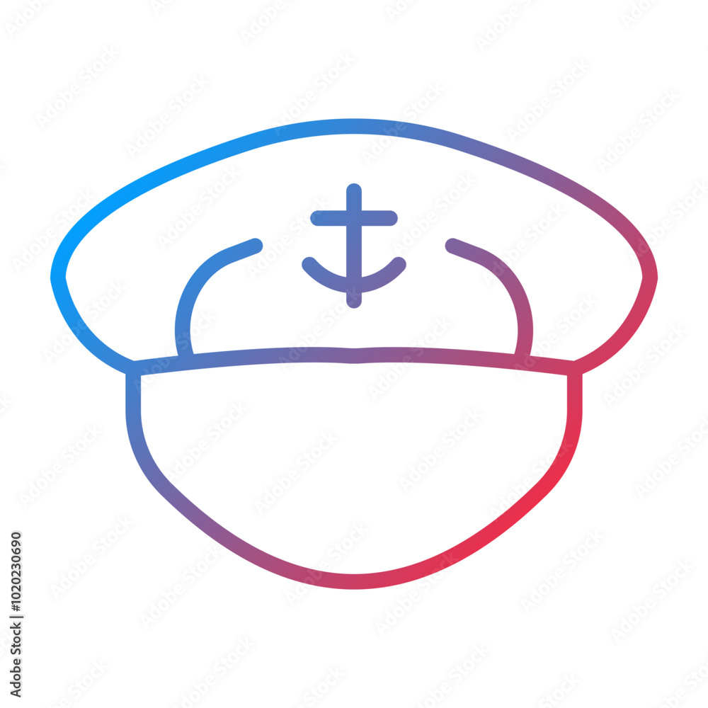 Captain Cap Icon Style Captain Cap Icon Style