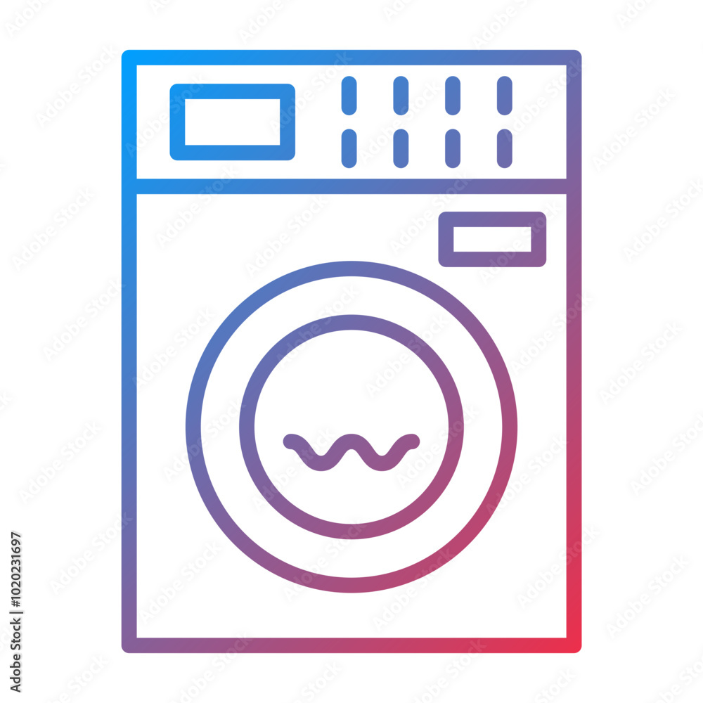 Drying Machine Icon Style Drying Machine Icon Style
