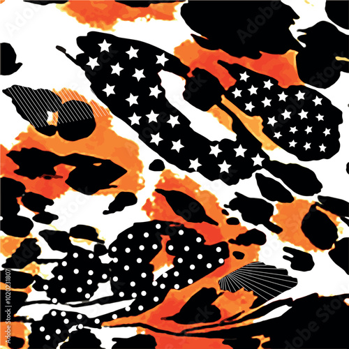 Wallpaper Mural WILD ANIMAL PATTERN VECTOR DESIGNS CARPET FABRIC TEXTILE VECTOR PATTERN Torontodigital.ca