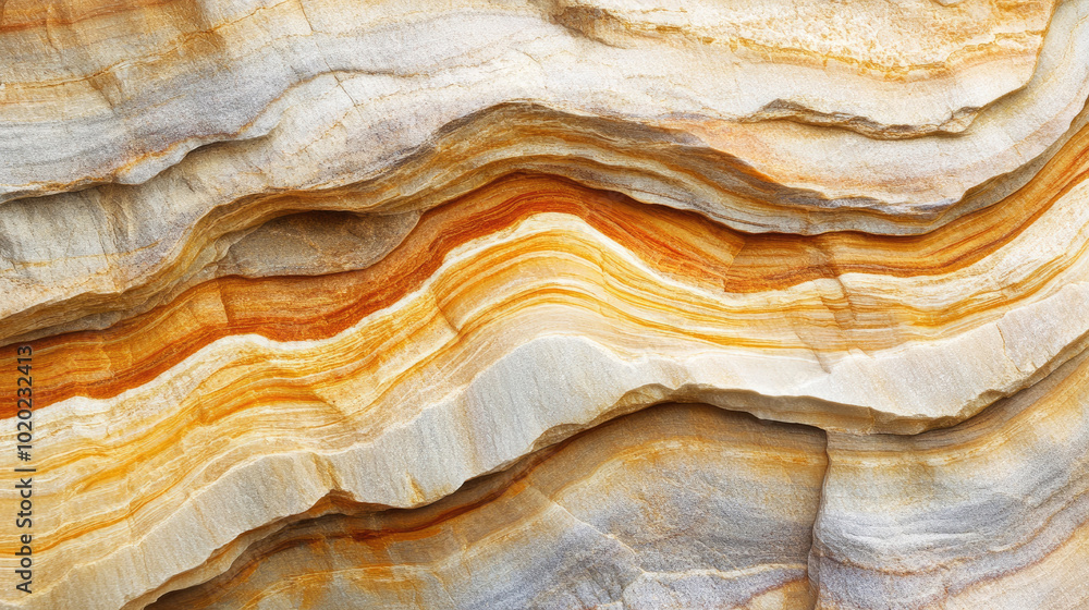 Natural layered rock texture with unique geological patterns and vibrant colors Natural layered rock texture with unique geological patterns and vibrant colors