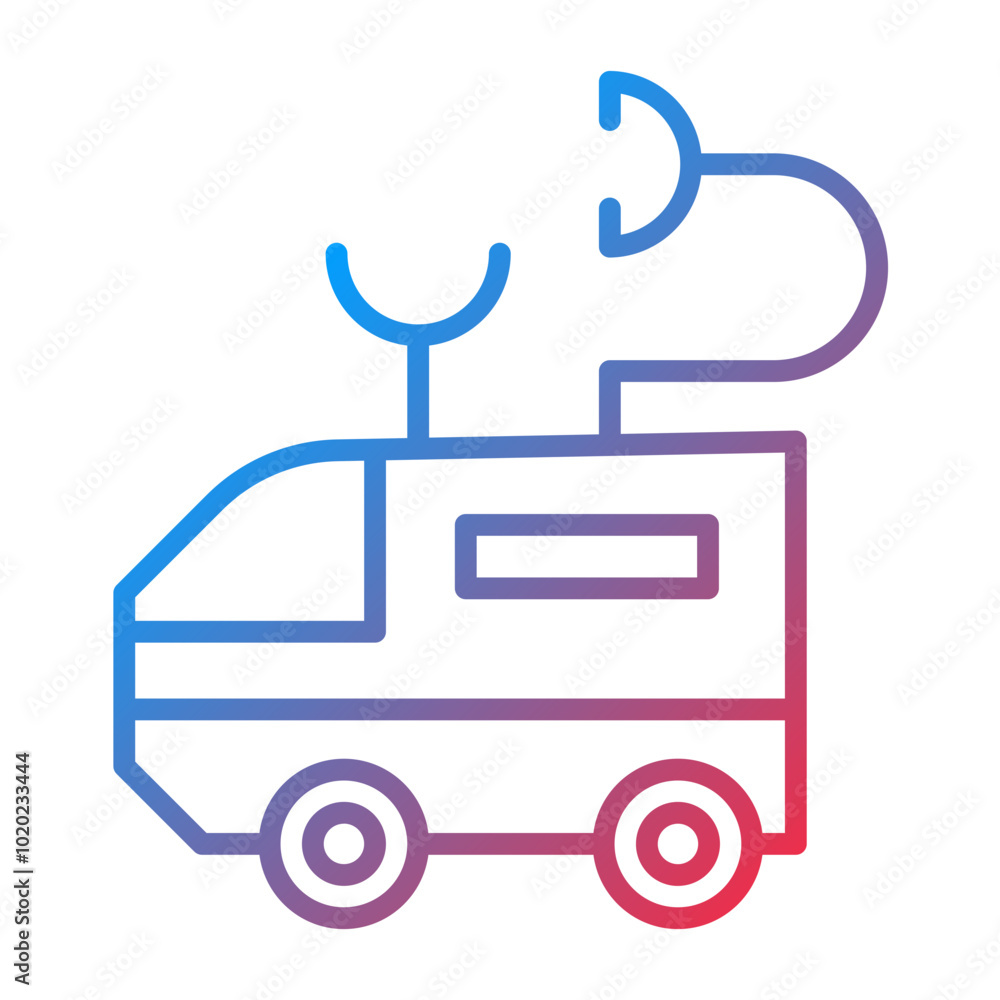 Spsce Car Icon Style