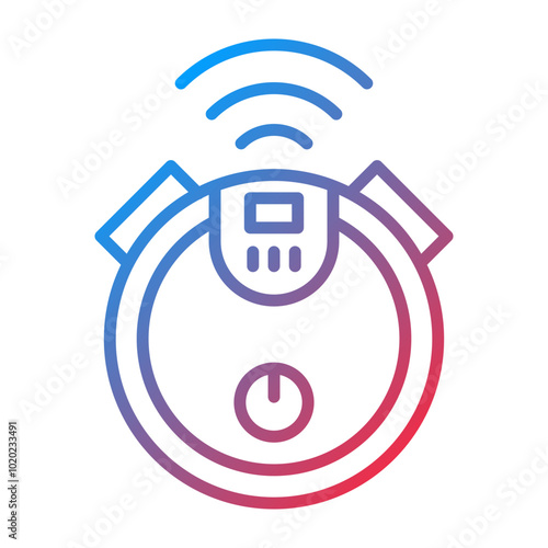 Robot Vaccum Icon Style