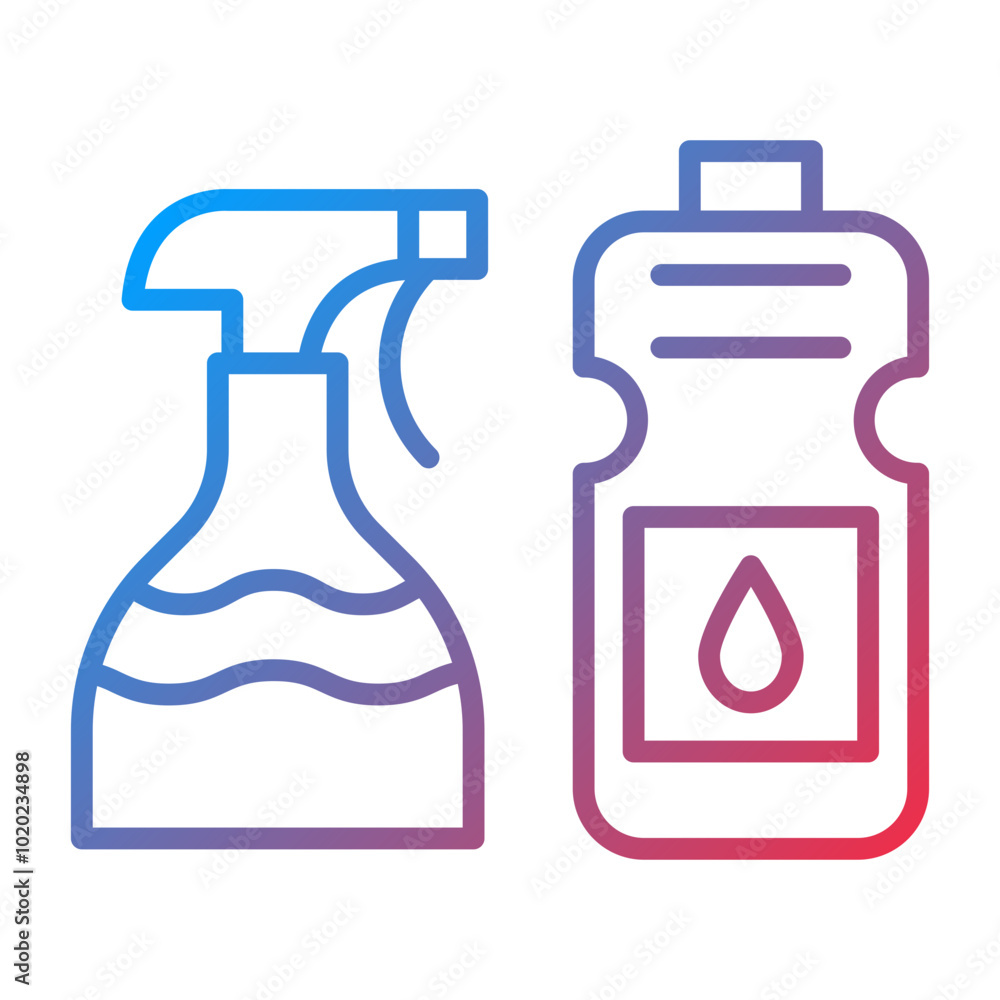 Cleaning Product Icon Style Cleaning Product Icon Style