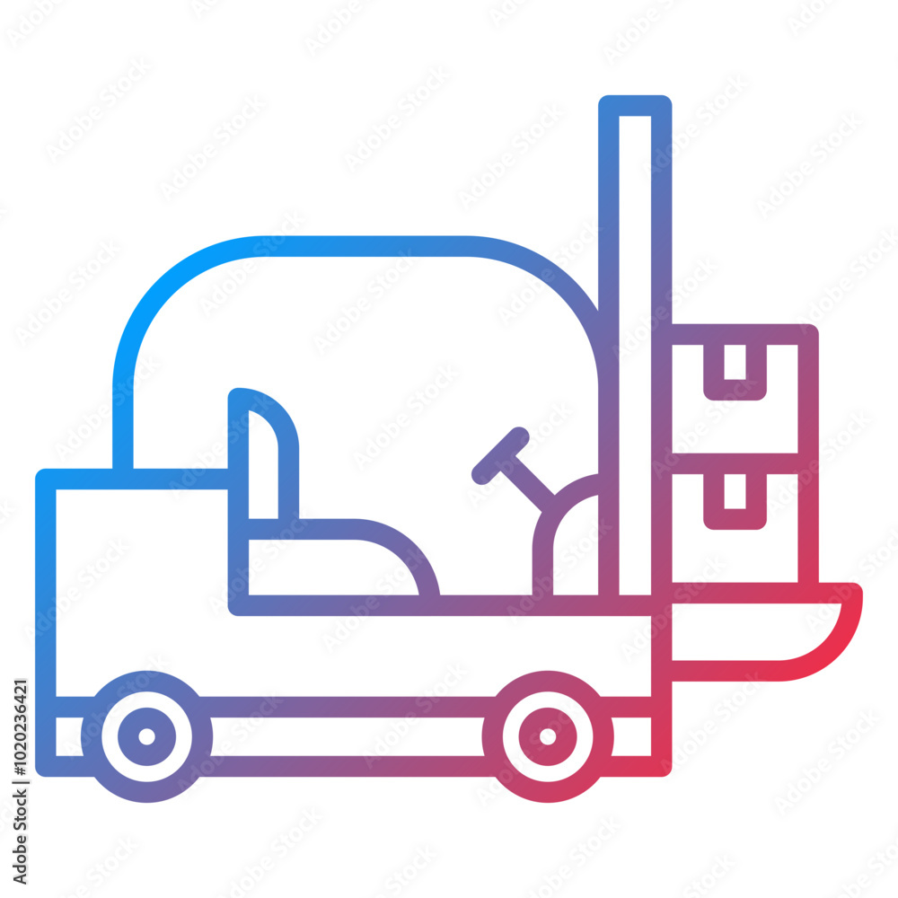 Fork Lift Icon Style Fork Lift Icon Style