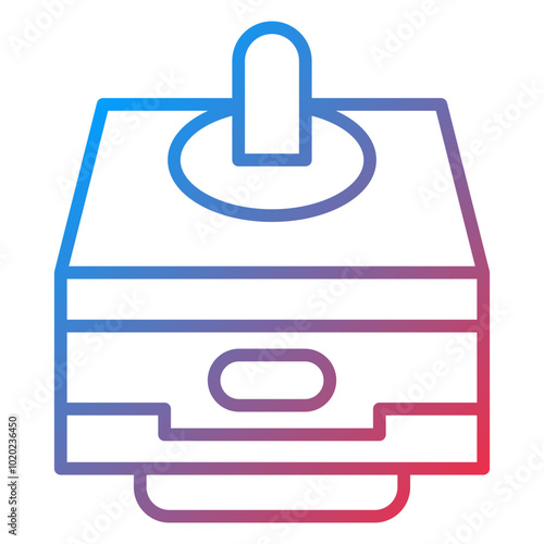Stepper Motor Icon Style