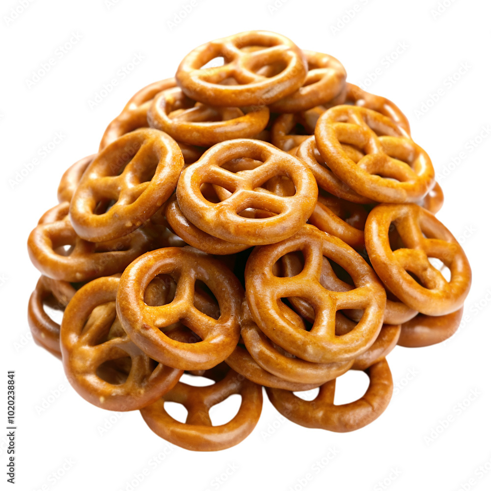 Pile or pretzel isolated on transparent background Pile or pretzel isolated on transparent background