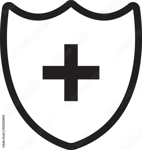 セキュリティ、プロテクトのアイコンイラスト