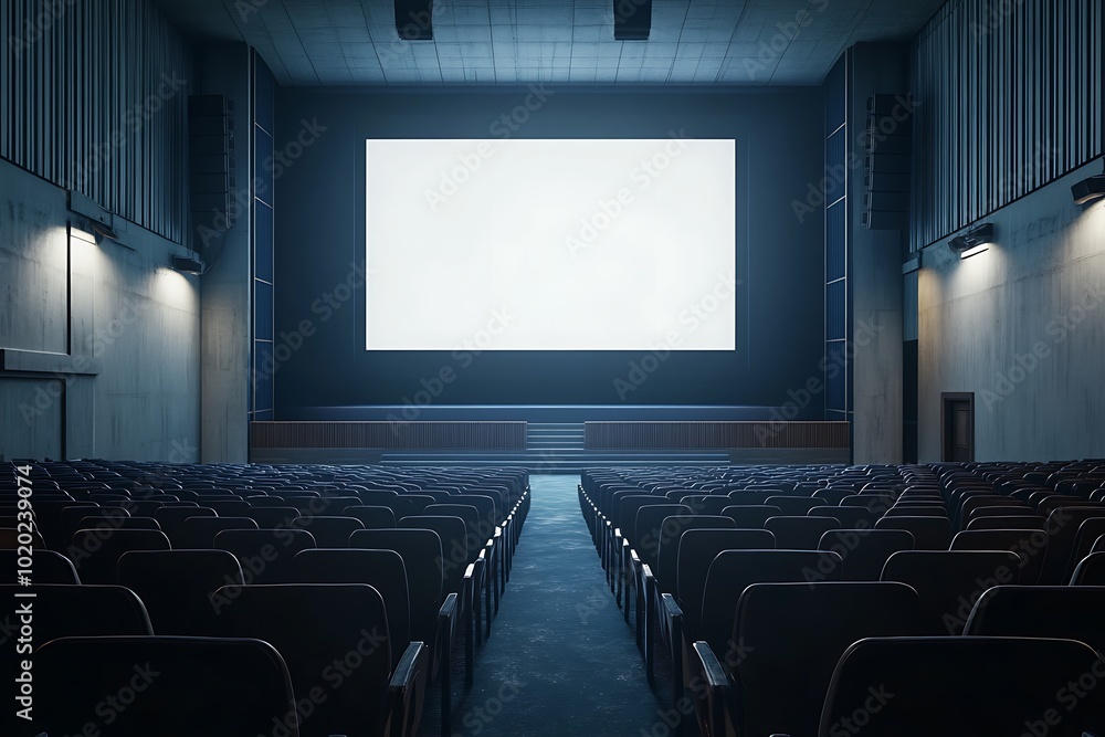 Fototapeta premium Empty Movie Theater