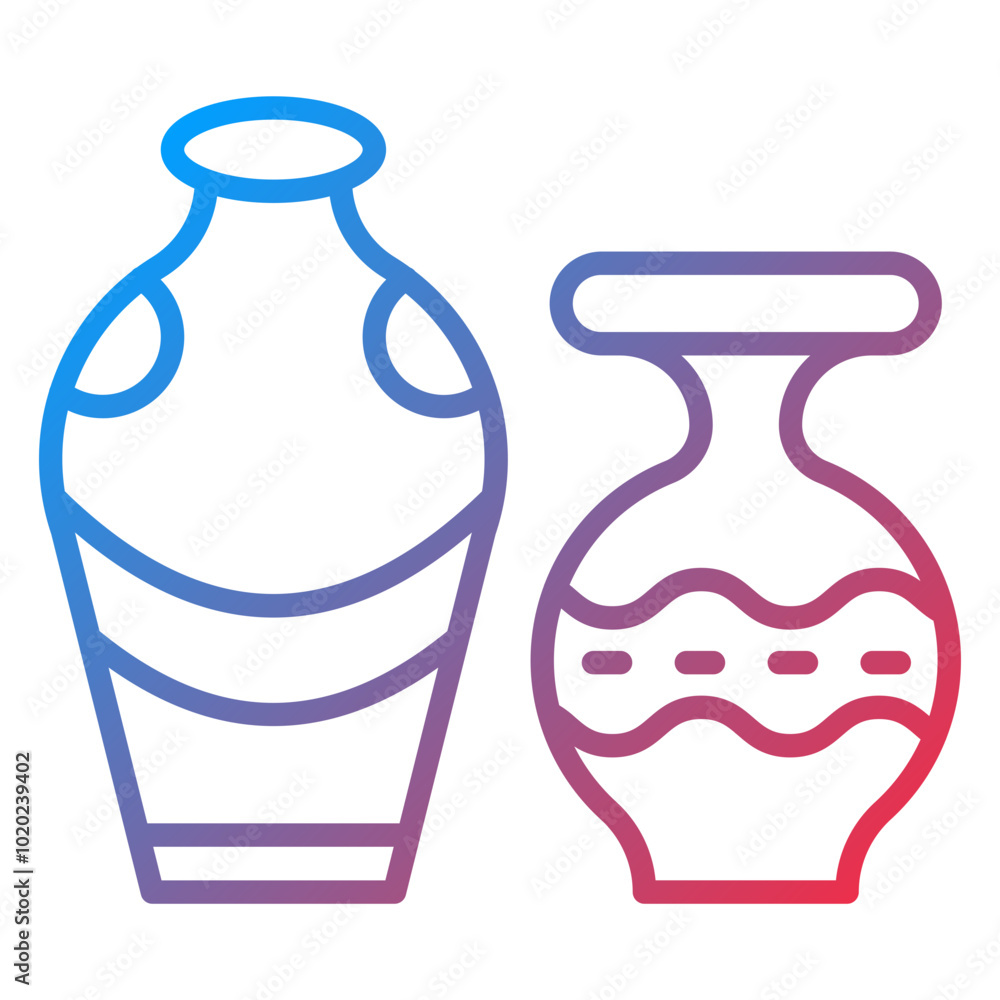 Pottery Ceramics Icon Style