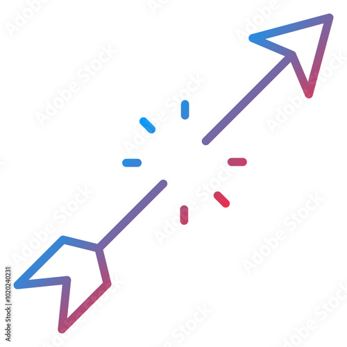 Broken Arrow Icon Style