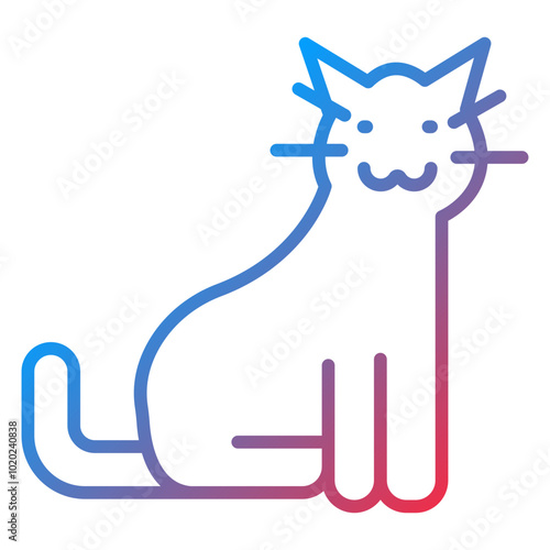 Cat Icon Style