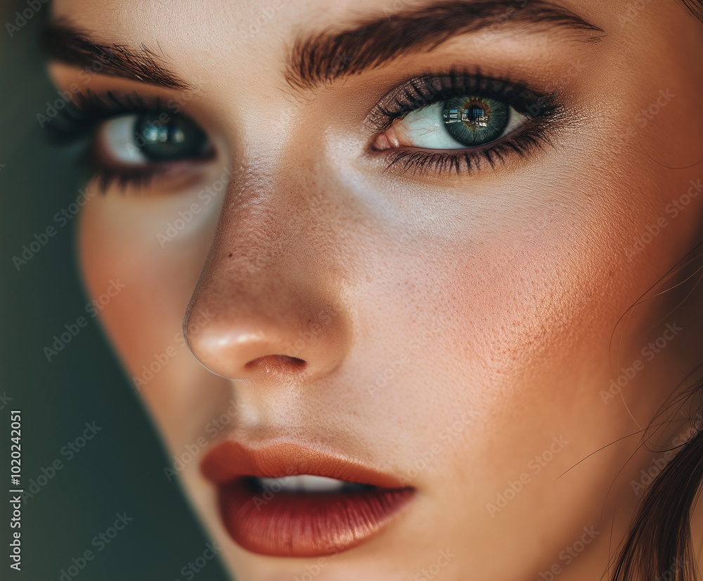 Fototapeta premium make up - makijaż twarzy
