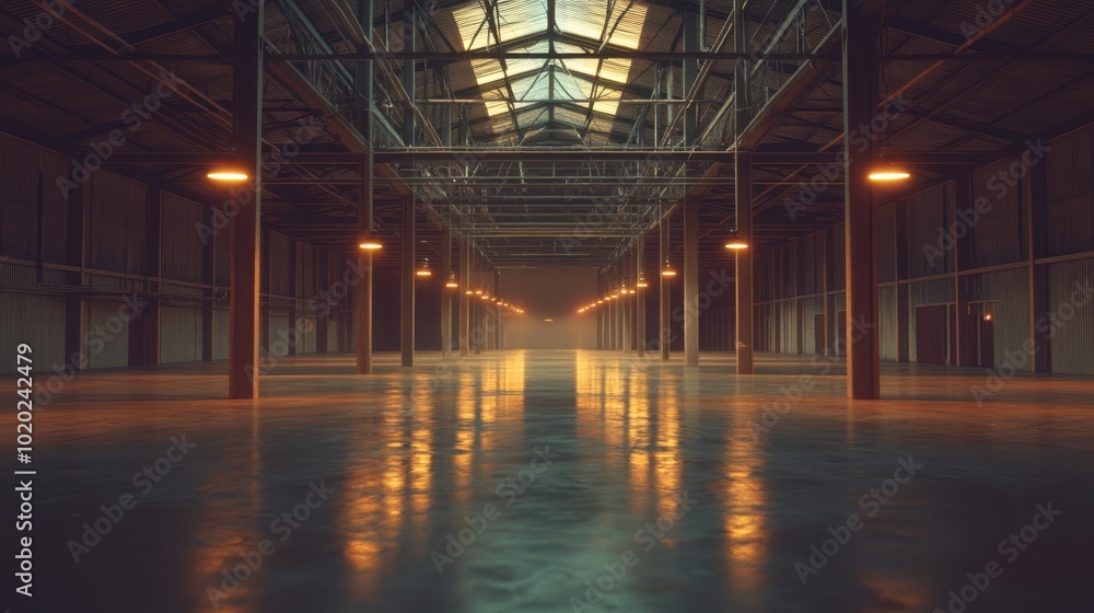The Empty Industrial Warehouse The Empty Industrial Warehouse