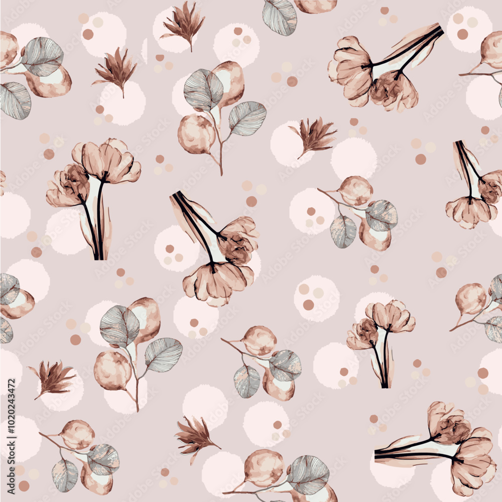 custom made wallpaper toronto digitalflower patterns in nature continuous pattern colorful trend crispy flower designs