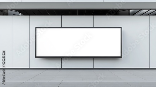 Blank Billboard Mockup in Urban Setting