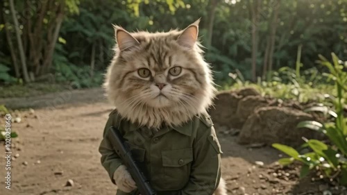 cat in the garden