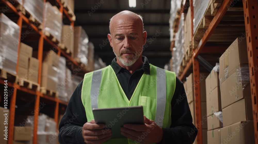 The Worker with the Tablet. The Worker with the Tablet.