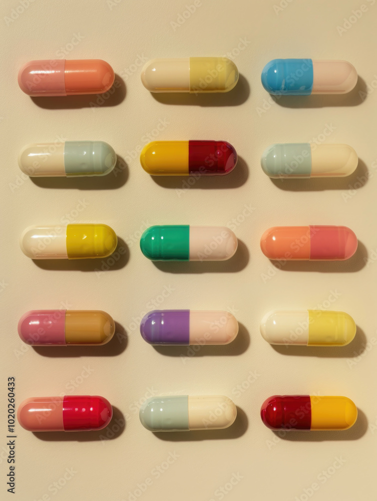 Colorful and Diverse Capsules A Visual Representation of the World of Pharmaceuticals Today Colorful and Diverse Capsules A Visual Representation of the World of Pharmaceuticals Today