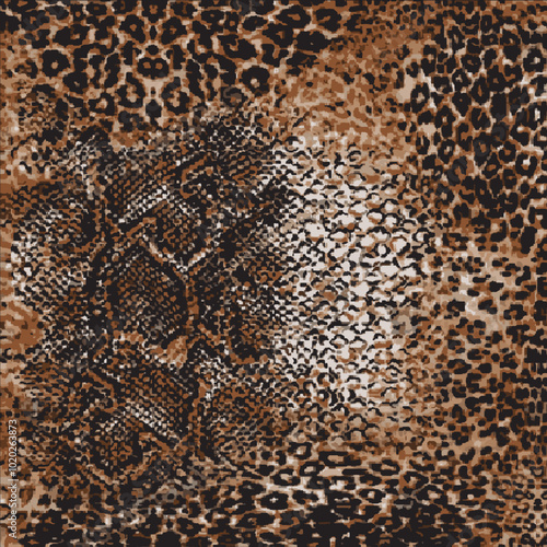 Wallpaper Mural WILD ANIMAL PATTERN VECTOR DESIGNS CARPET FABRIC TEXTILE VECTOR PATTERN Torontodigital.ca