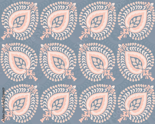 Wallpaper Mural flower patterns in nature continuous pattern colorful trend crispy flower designs Torontodigital.ca