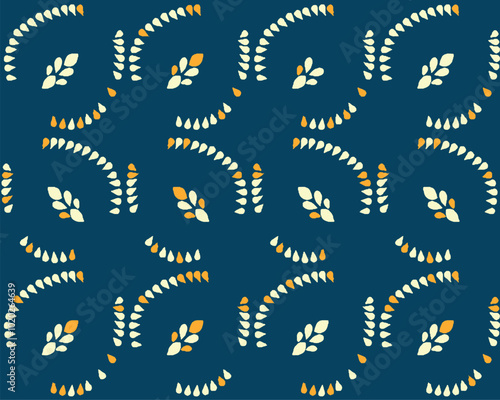 Wallpaper Mural flower patterns in nature continuous pattern colorful trend crispy flower designs Torontodigital.ca