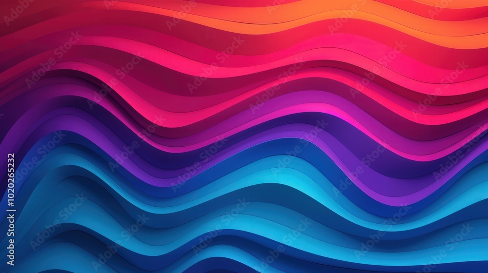 Dynamic wave interplay, vivid gradient hues, immersive 3D backdrop, fluid abstract design, captivating visual energy, harmonious motion and depth, modern artistic expression Dynamic wave interplay, vivid gradient hues, immersive 3D backdrop, fluid abstract design, captivating visual energy, harmonious motion and depth, modern artistic expression