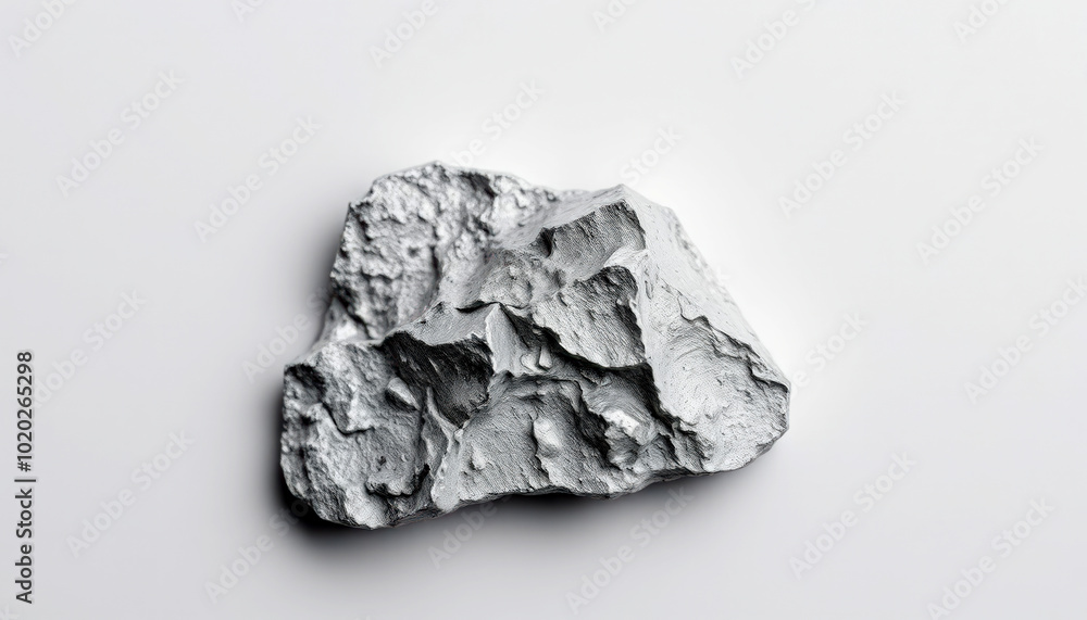 zinc mineral stone isolated on white background zinc mineral stone isolated on white background