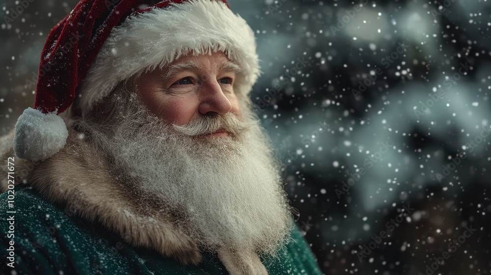The Santa Claus in Snow The Santa Claus in Snow
