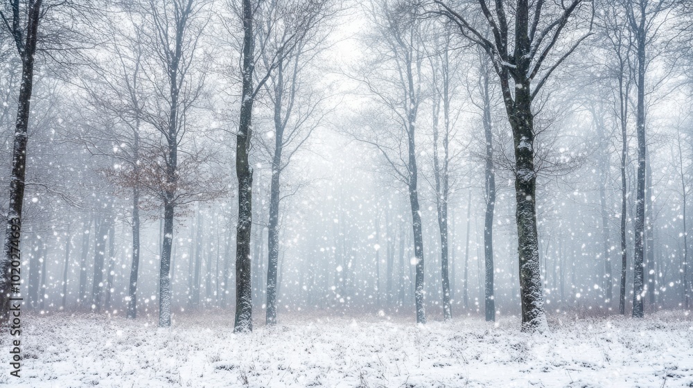 The Winter Forest in Snow The Winter Forest in Snow