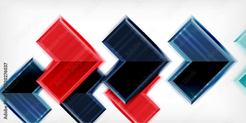 Arrow symbols created with 3d effects and line texture geometric abstract background Arrow symbols created with 3d effects and line texture geometric abstract background
