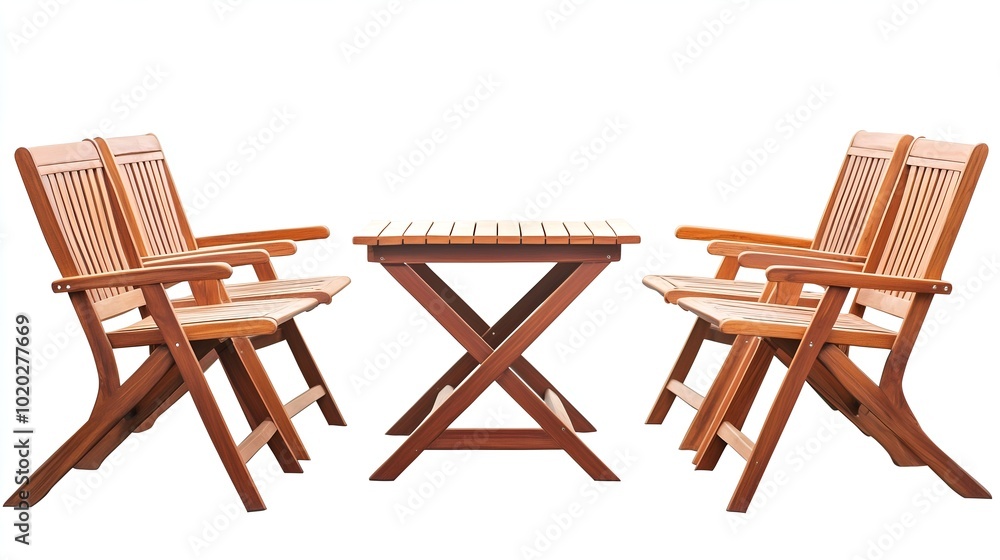 Wooden Outdoor Table and Chairs Set for Patio or Garden Wooden Outdoor Table and Chairs Set for Patio or Garden