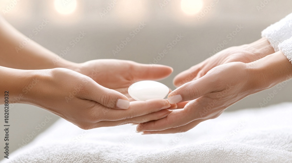 Reiki hands over a patient with glowing energy, natural healing practice, 3D illustration Reiki hands over a patient with glowing energy, natural healing practice, 3D illustration