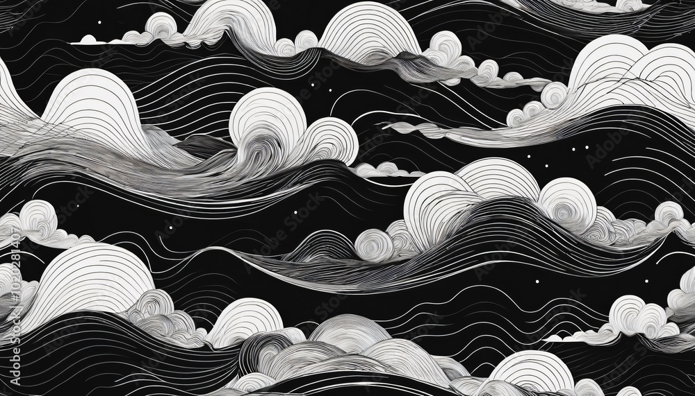 Monochrome Wind Patterns Monochrome Wind Patterns