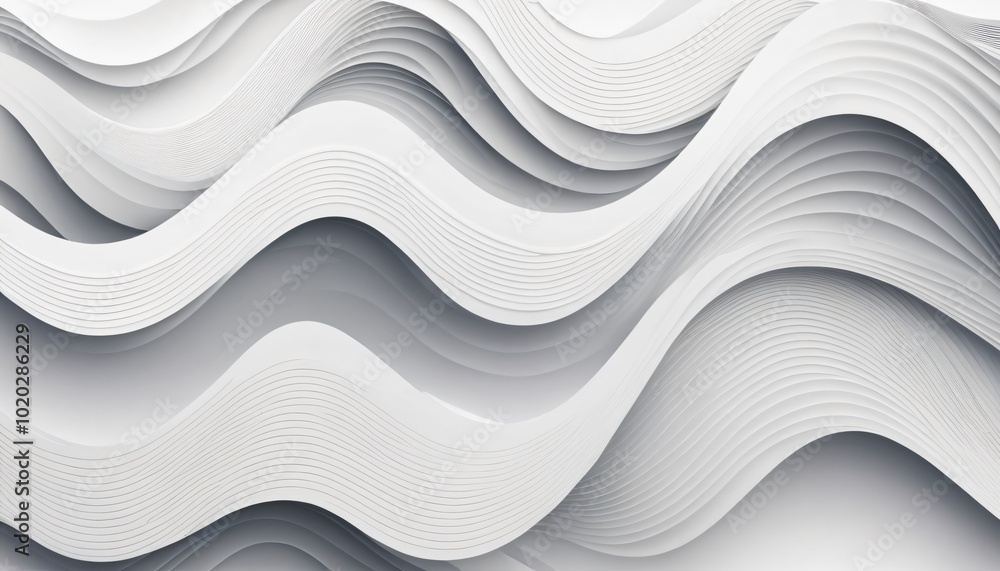 Obraz premium Muted Abstract Waves