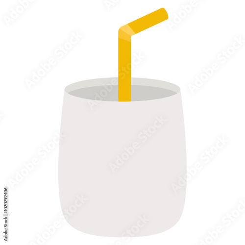 mug and straw