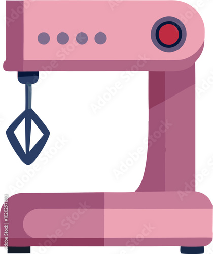 Food processor. Blender purple