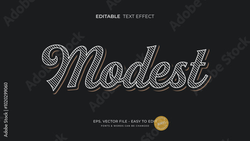 Simple shadow text effect on dark background