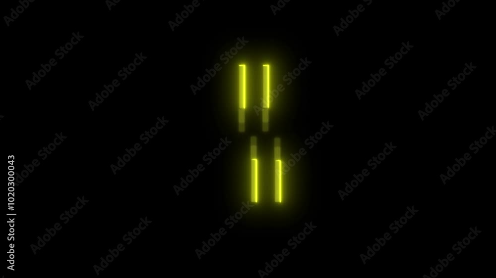 Glowing alphabet I reveal animation Glowing alphabet I reveal animation