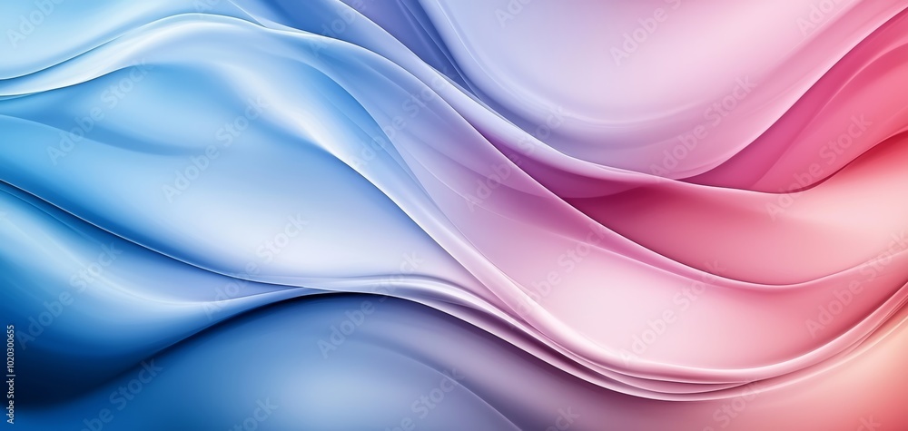 Luminous, multicolored fabric with flowing shapes and soft gradients, glowing in vibrant pinks and blues, perfect for abstract designs, futuristic visuals, or artistic backgrounds Luminous, multicolored fabric with flowing shapes and soft gradients, glowing in vibrant pinks and blues, perfect for abstract designs, futuristic visuals, or artistic backgrounds