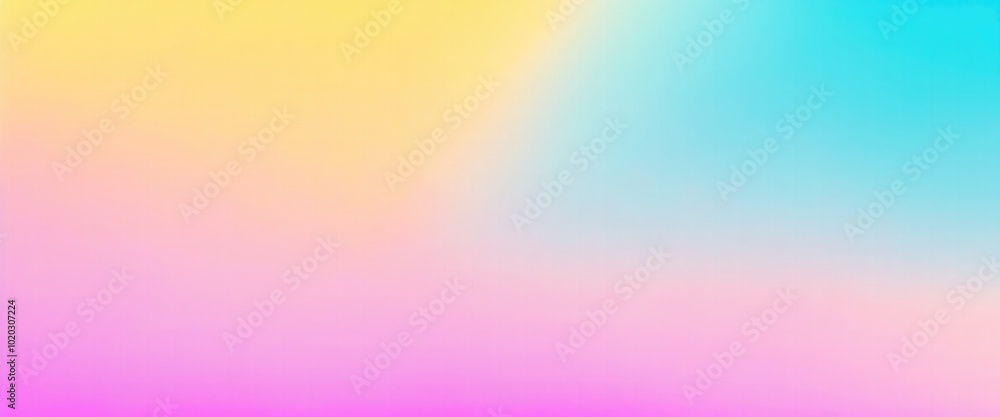 Obraz premium Fuzzy Pink blue yellow background gradient