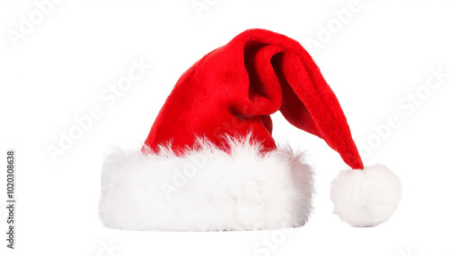 santa claus hat isolated on white