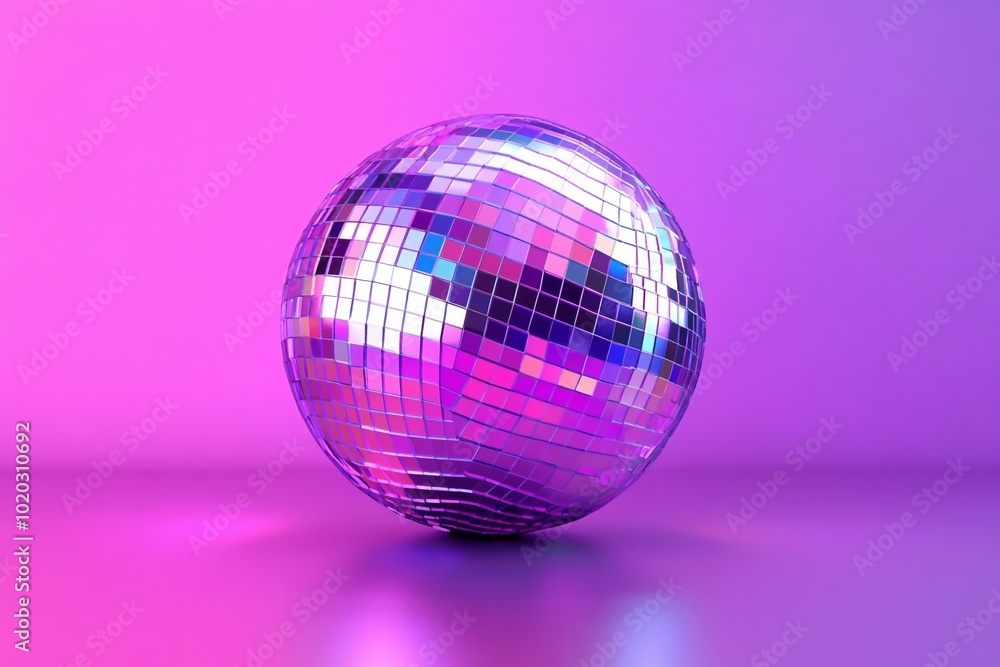 3D Disco Ball, Funky retro vibe Background Wallpaper 3D Disco Ball, Funky retro vibe Background Wallpaper