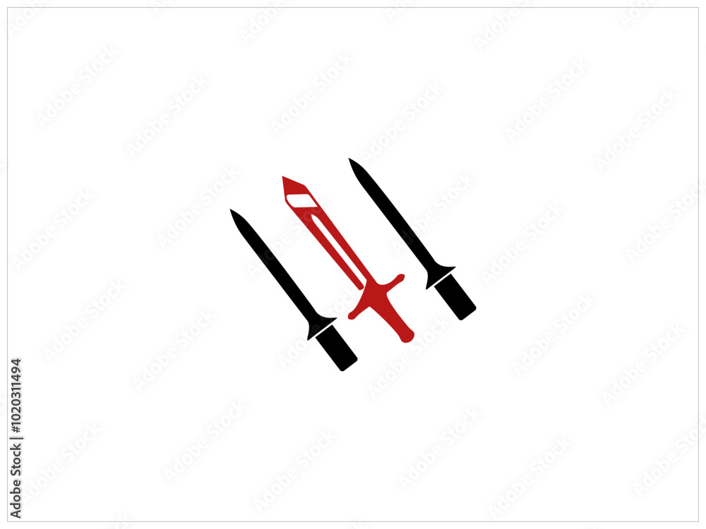 Warrior logo design , vector , illustration ,icon and isolate template . Warrior logo design , vector , illustration ,icon and isolate template .