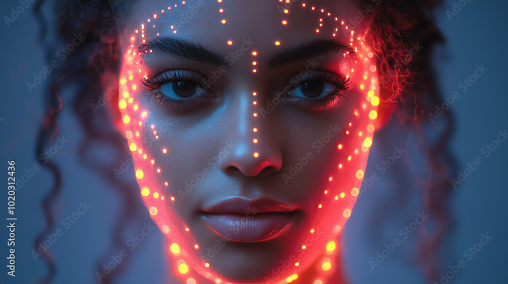 People in a futuristic sci-fi simulation world of androids, robots, cyborgs, biohacks, and avant-garde high-tech People in a futuristic sci-fi simulation world of androids, robots, cyborgs, biohacks, and avant-garde high-tech