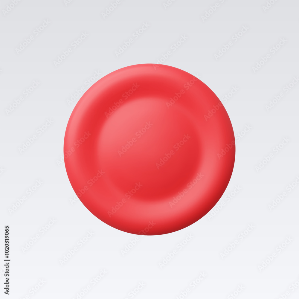 3d Realistic Blood Cell Icon vector illustration 3d Realistic Blood Cell Icon vector illustration
