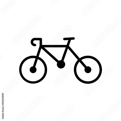 Bicycle icon vector