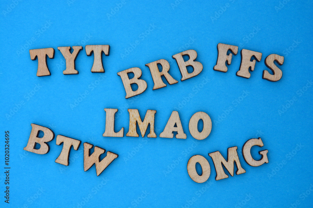 Internet slang, used in text messages Internet slang, used in text messages