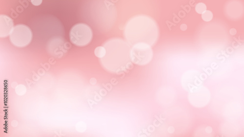 Pastel Bokeh Background with Soft Light Circles