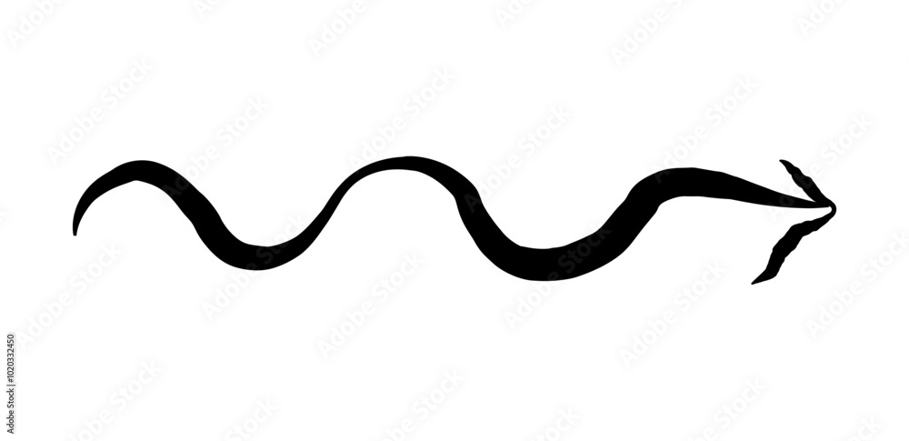 Hand drawn simple arrow drawn with wax crayon, chalk or charcoal. Uneven dry texture for underlining highlighting. Pencil drawn lines, strikethrough, grungy vector isolated on white. Hand drawn simple arrow drawn with wax crayon, chalk or charcoal. Uneven dry texture for underlining highlighting. Pencil drawn lines, strikethrough, grungy vector isolated on white.