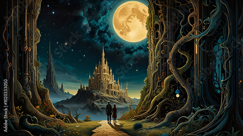 landscape with a castle